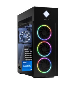 HP OMEN 45L Gaming Desktop, 14th Generation Intel Core i7-14700K, 16 GB RAM, 1 TB Solid State Drive, NVIDIA GeForce RTX 4070 Super Graphics, Windows 11 Pro, GT22-2050 (2024)