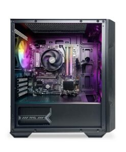 NSX GAMING Raptor Desktop (AMD Ryzen 7 5700G 4.6GHz NVIDIA, 16GB 2*8 GB DDR4 3600, 512Gb M2 NVME SSD, RGB Fans, W11, WiFi Ready, Mouse and Keyboard)