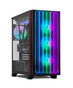 YEYIAN Gaming PC Desktop Mirage - AMD Ryzen 9 7950X3D, RTX 4090 AI Integrated Computer, 2TB SSD Prebuilt PC, 32GB DDR5 6000MHz AI A, 360mm AIO Liquid Cooled, 1000W Platinum PSU, Win 11 Home, VR Ready